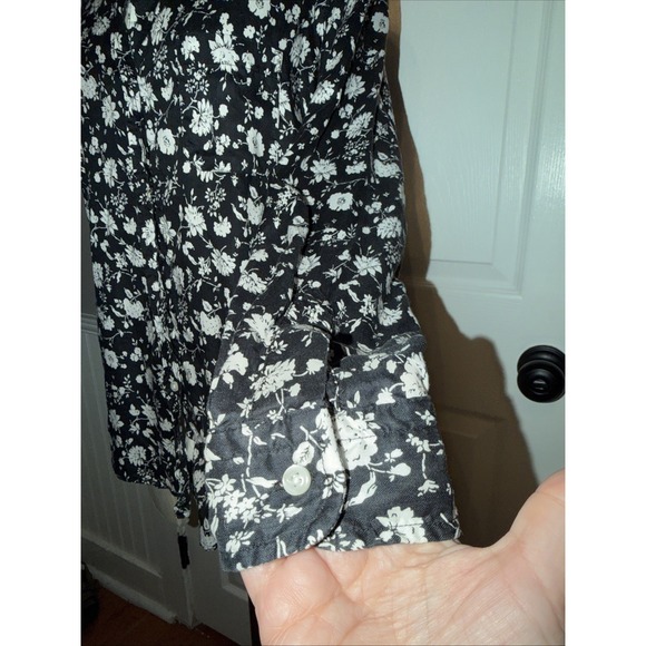 Grayson The Hero Button Down Floral Shirt Long Sleeve Blouse Women's Size 02 S - Picture 6 of 12